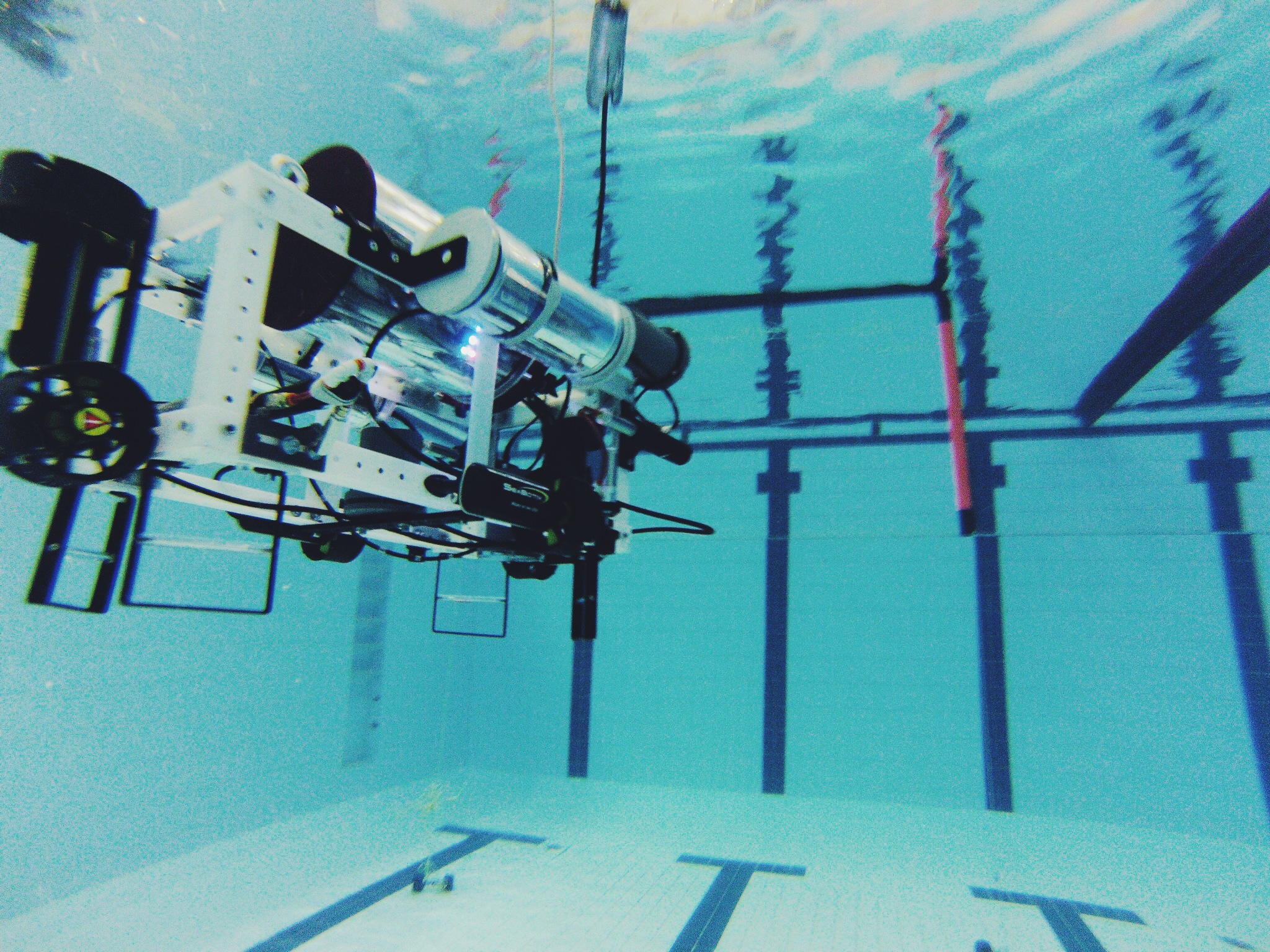 Testing Asimov in the Memorial Pool at McGill